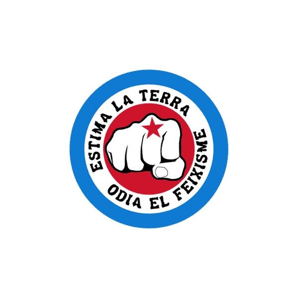 adhesive plnostic odia el feixisme - Farika - Clitoris Llibertari