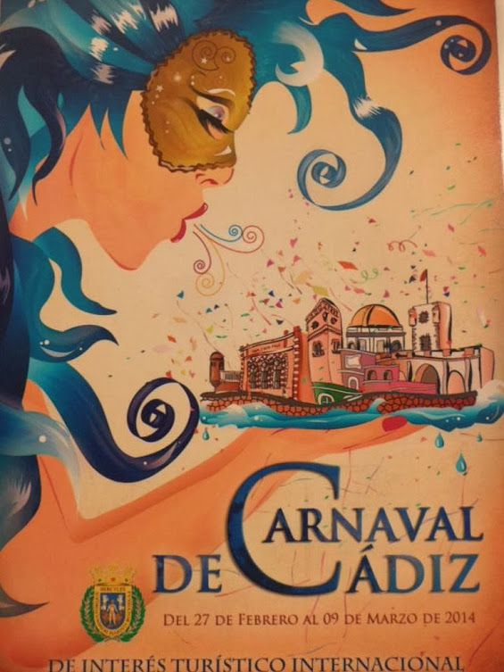cartel de carnaval de cadiz 2014 numero 39 - Semifinales Concurso Teatro Falla Carnaval Cadiz 2014