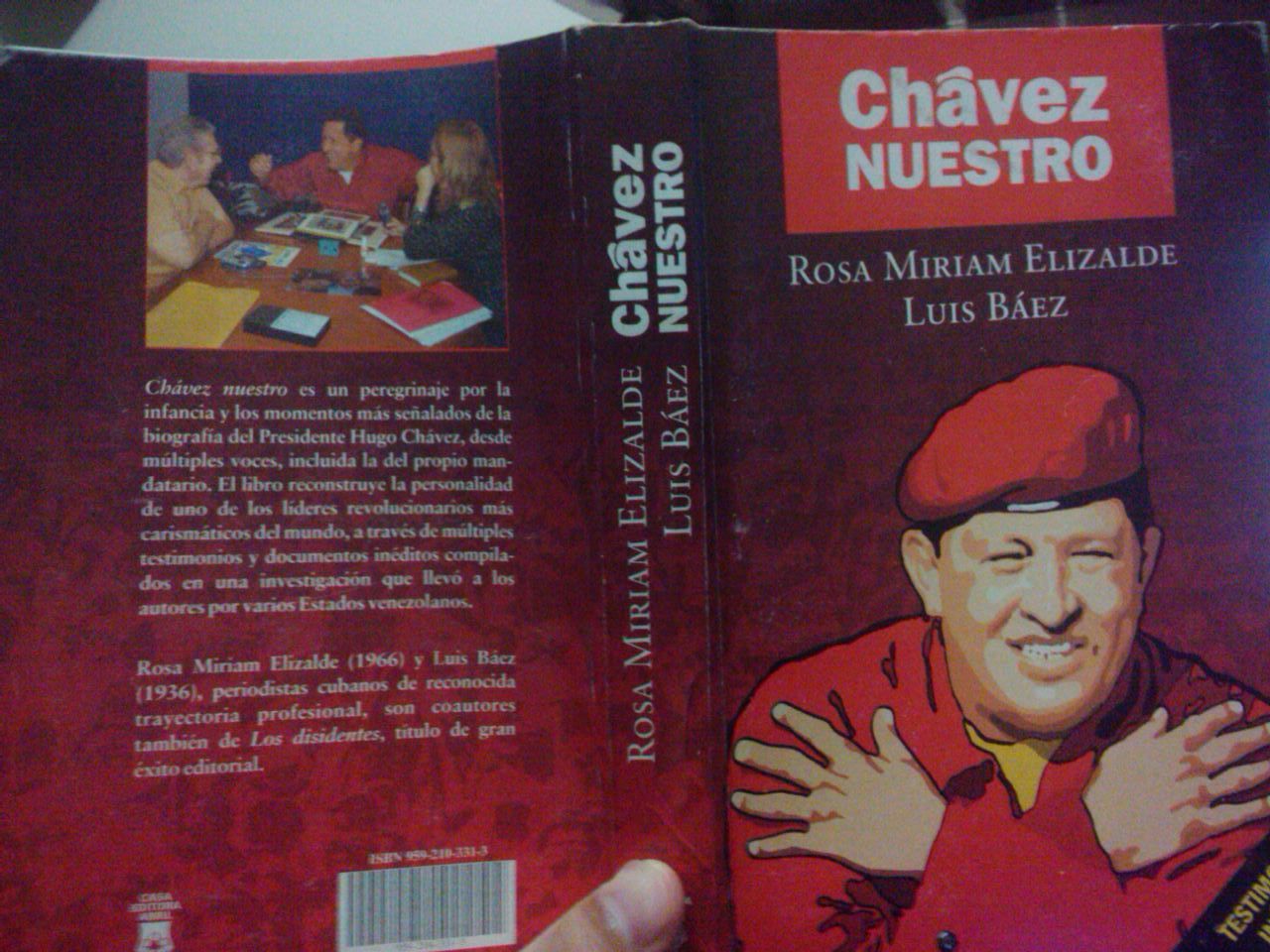 chc3a1vez nuestro rosa elizalde luis bc3a1ez - Chavez Nuestro - Rosa Miriam Elizalde y Luis Báez