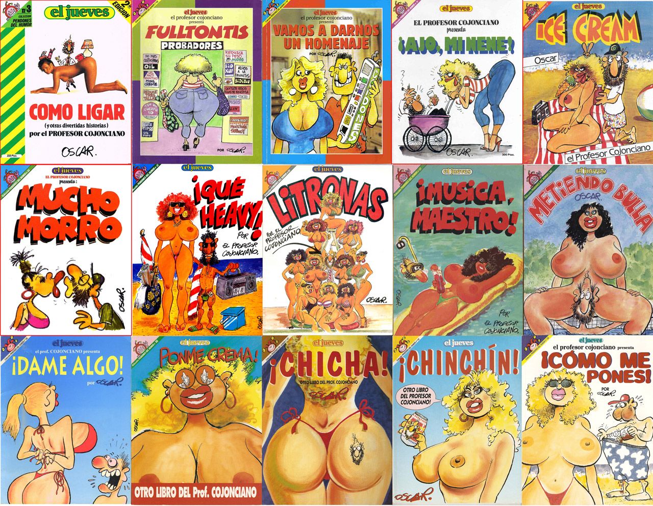 muy - El Profesor Cojonciano. Pendones del Humor (15 NºS)