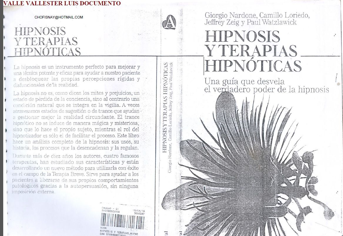 muy - Hipnosis y terapias hipnoticas - Giorgio Nardone y Camillo Lariedo