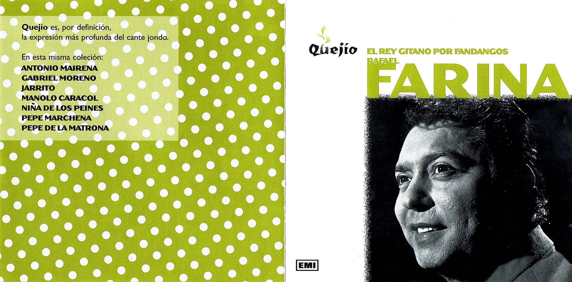 Elreygitanoporfandangos RafaelFarina portada - Rafael Farina - El Rey Gitano Por Fandangos (2 Cd´s) (1997)