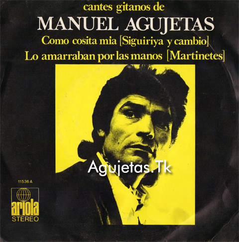 epaa - Manuel Agujetas - Cantes Gitanos de Manuel Agujetas (Reeditado 1976)