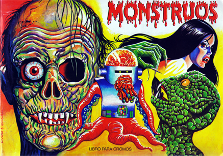 mini portada - Album de cromos Monstruos