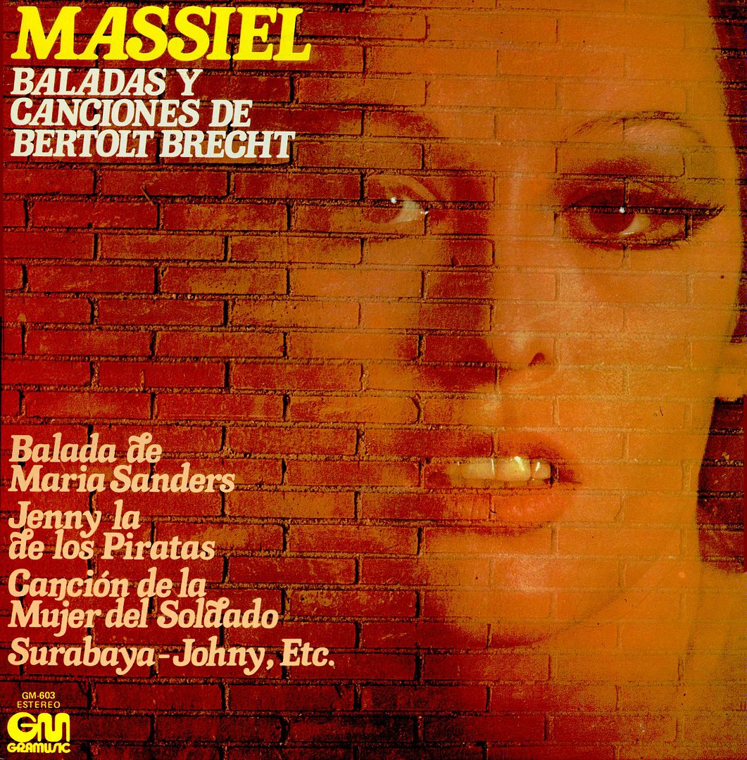muy 1119 - Massiel - Baladas y canciones de Bertolt Brecht (1977)