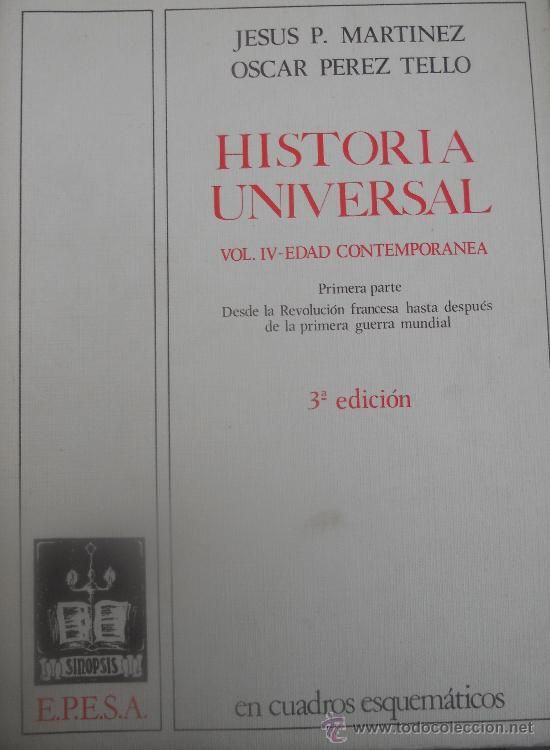 muy 162 - Historia Universal Edad Contemporanea en cuadros esquematicos