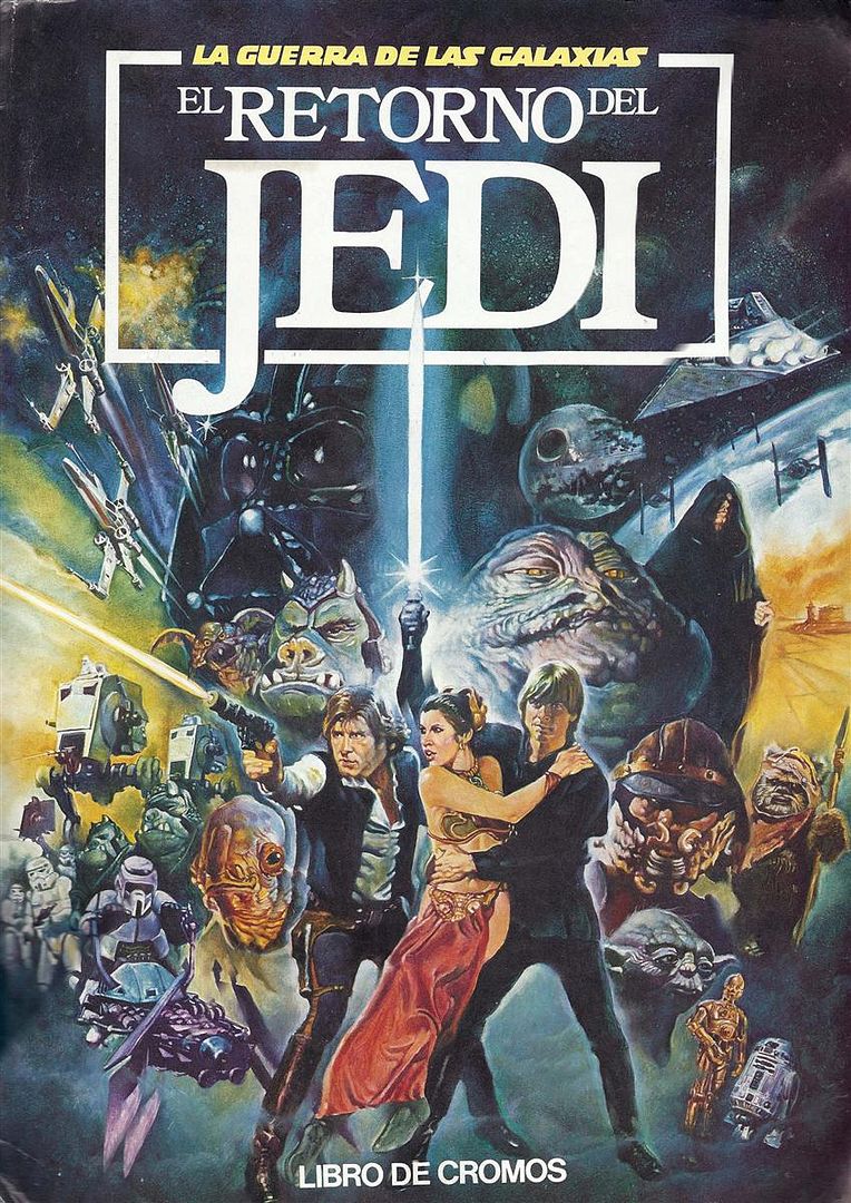 muy 1807 - Album Cromos El retorno del Jedi (1983)