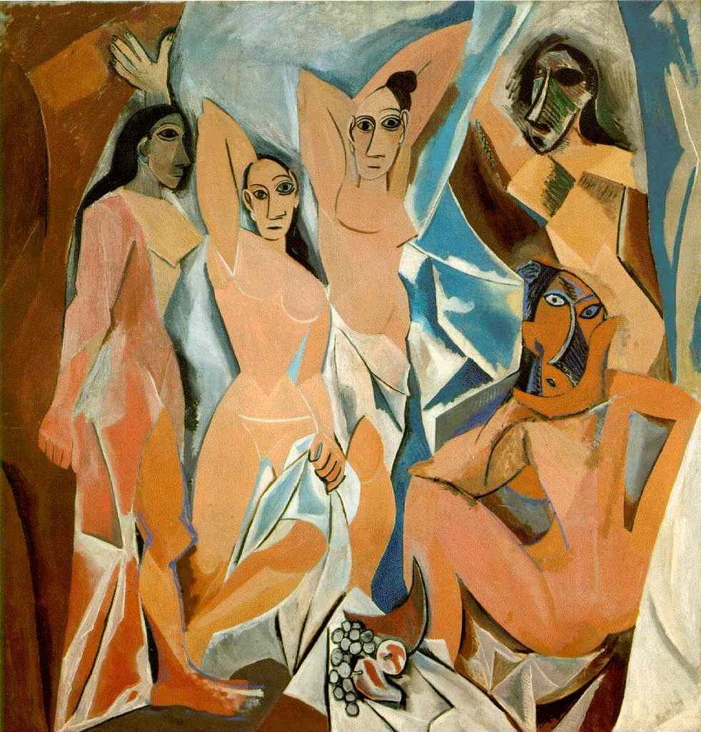 pablo picasso senoritas de avignon - Pinturas Picasso