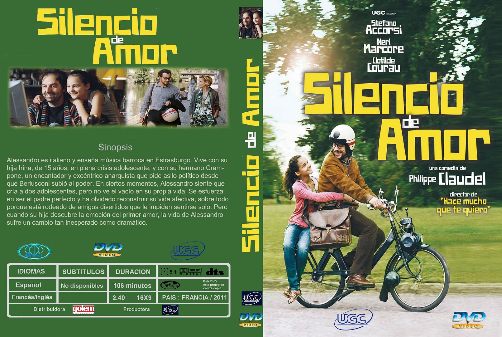 silencio de amor custom por josegarci dvd - Silencio de amor DVDRip Español (2011) Comedia Dramatica