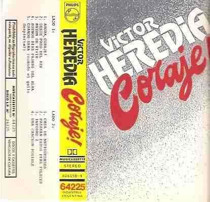 victor heredia coraje 1985 cassette nuevo folklore MLA O 96251222 3176 - Víctor Heredia - ¡Coraje! 1985