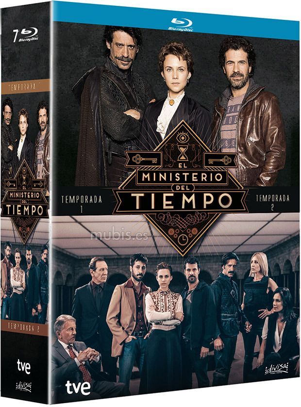 el ministerio del tiempo temporadas 1 y 2 blu ray l cover - El Ministerio del Tiempo (Temporadas 1 y 2)