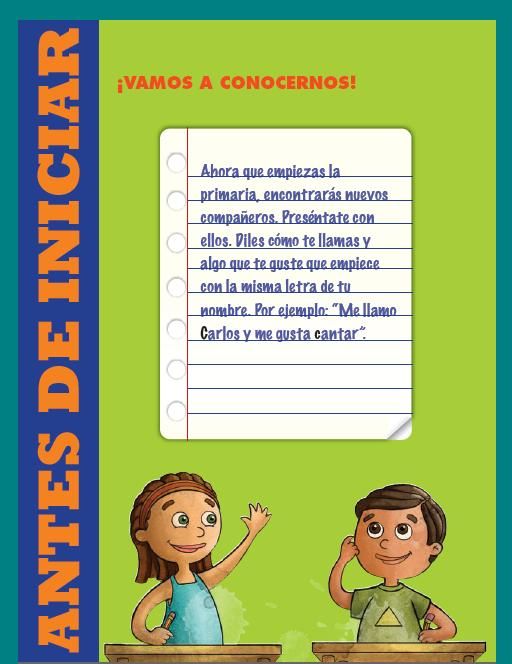 espaol - Lengua Española 1º Primer Ciclo