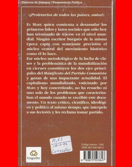 manifiesto2 - Manifiesto del Partido Comunista - Karl Marx (Voz Humana)