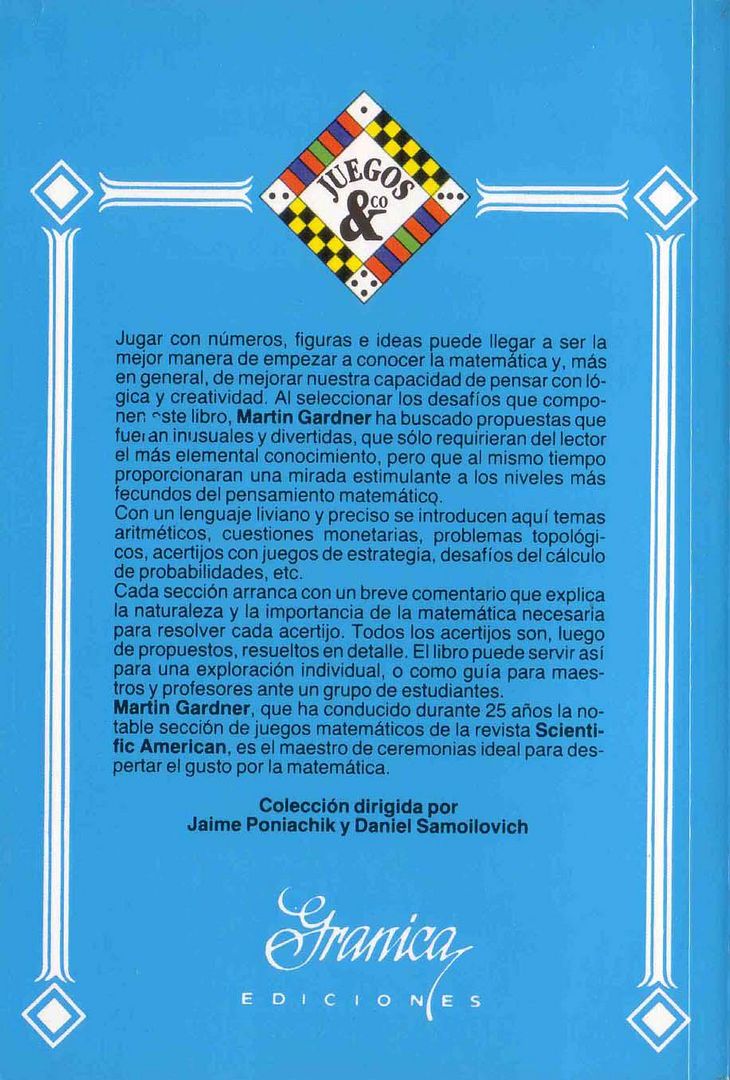 matesdiver2 - Matematica para divertirse - Martin Gardner