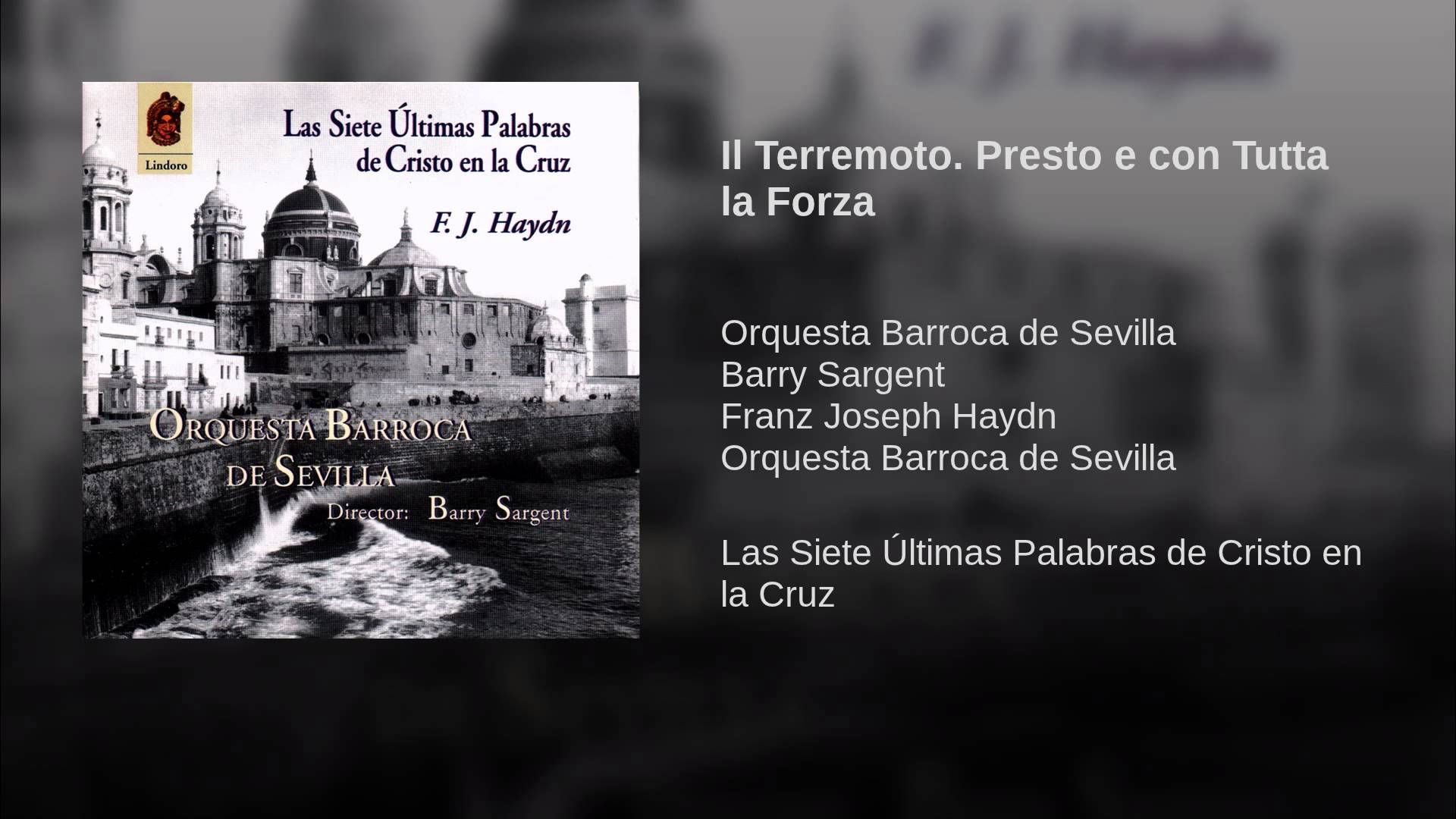 maxresdefault 13 - Orquesta Barroca De Sevilla - Las Siete Últimas Palabras de Cristo en la Cruz FLAC