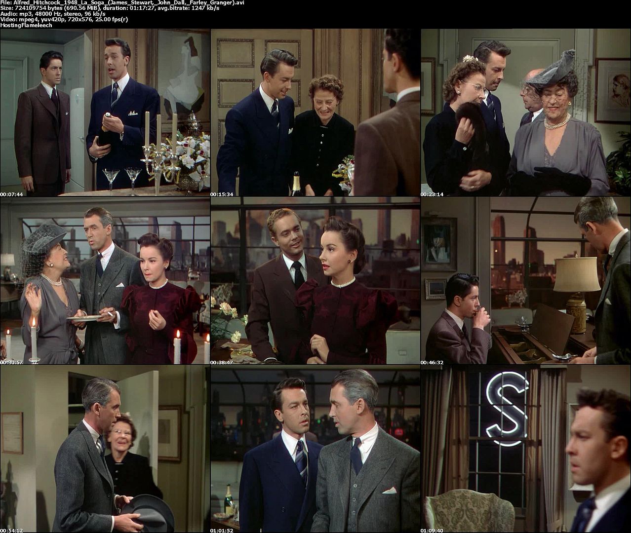 ndice 12 - La soga Dvdrip Español (1948) Intriga
