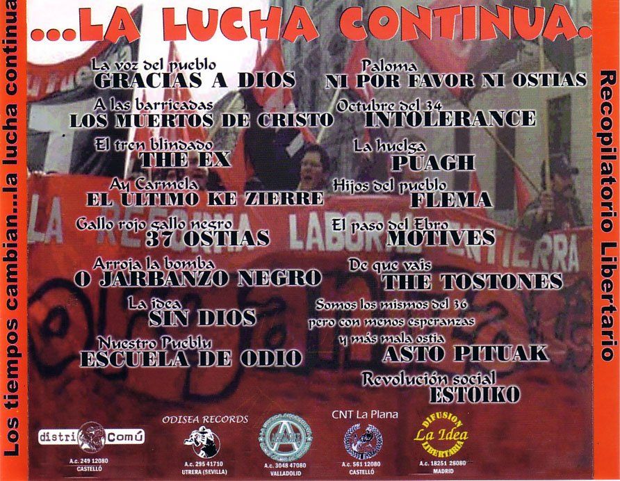 6DA9 4A3605B5 - Recopilatorio libertario - Los tiempos cambian la lucha continua VA MP3