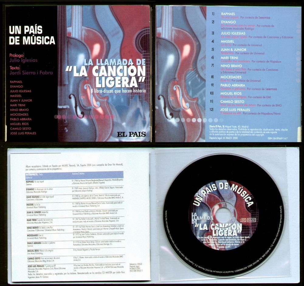 CD344t - Un Pais de Musica (La cancion ligera)