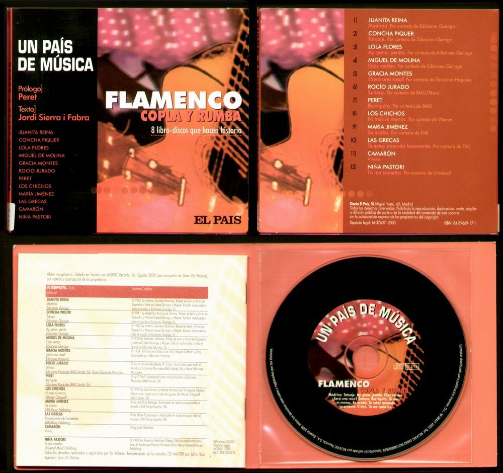 CD348t - Un Pais de Musica (Flamenco Copla y Rumba)