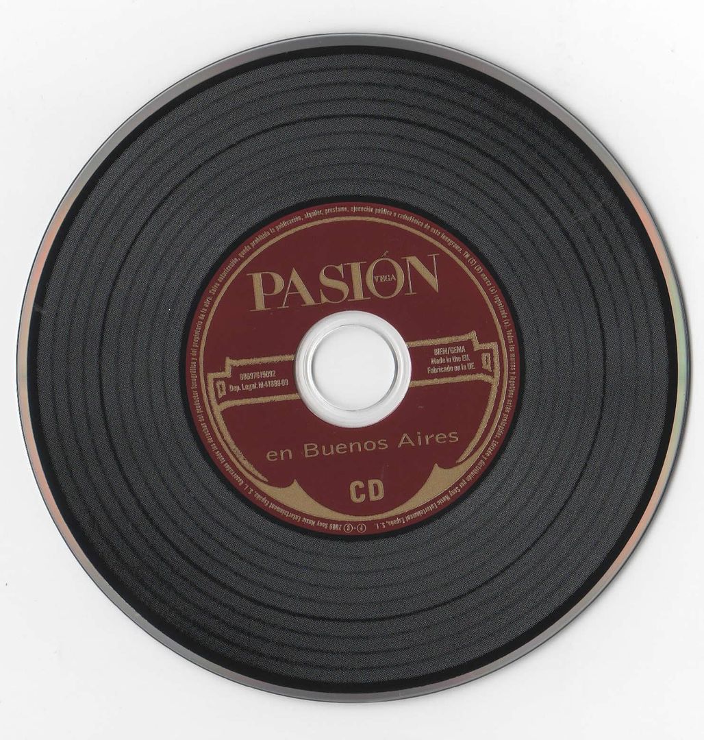 CaratulaCD - Pasión Vega - Pasion en Buenos Aires MP3
