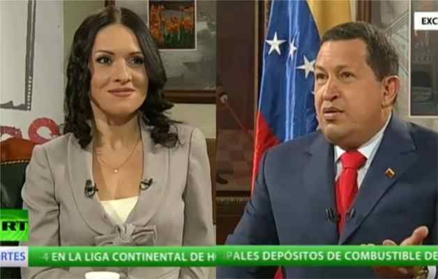 Elena rostova y hugo chavez - A solas con Hugo Chavez Tvrip Español
