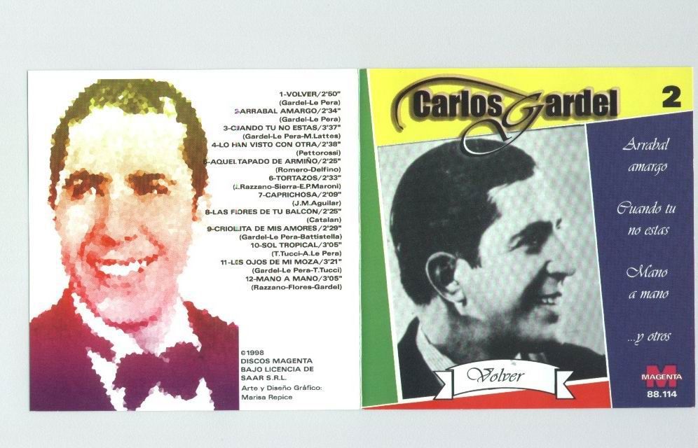 GardelVol2Front - Carlos Gardel Colección (6 CDS) MP3