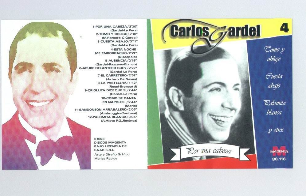 GardelVol4Front - Carlos Gardel Colección (6 CDS) MP3
