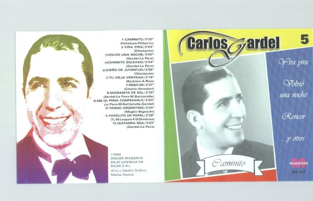 GardelVol5Front - Carlos Gardel Colección (6 CDS) MP3