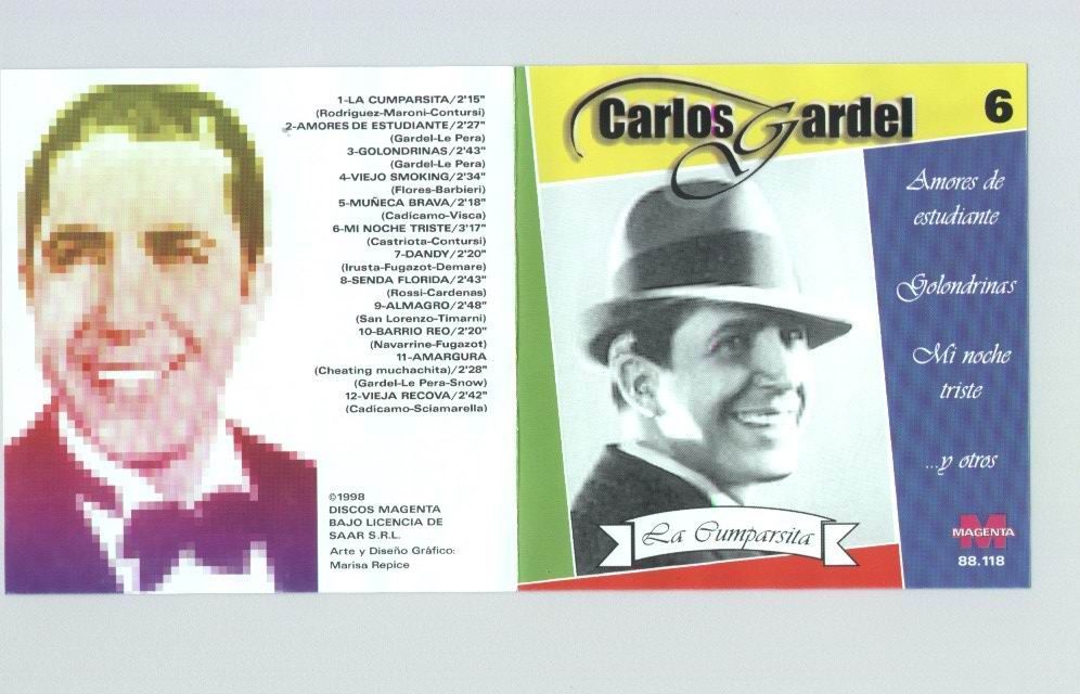GardelVol6Front - Carlos Gardel Colección (6 CDS) MP3