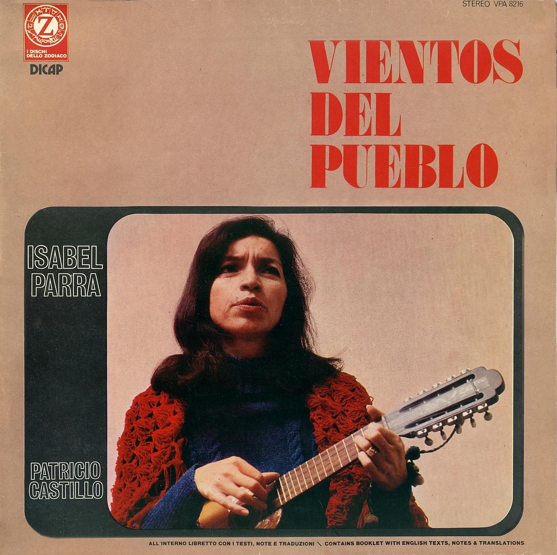 IsabelParra1974 Vientosdelpueblo frontal gr - Isabel Parra - Vientos del pueblo (con Patricio Castillo) 1974 MP3