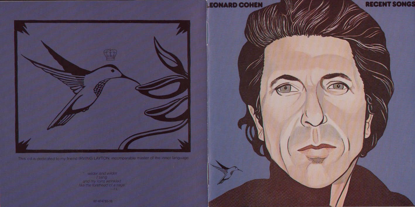 LeonardCohen RecentSongs Front - Leonard Cohen Discografia