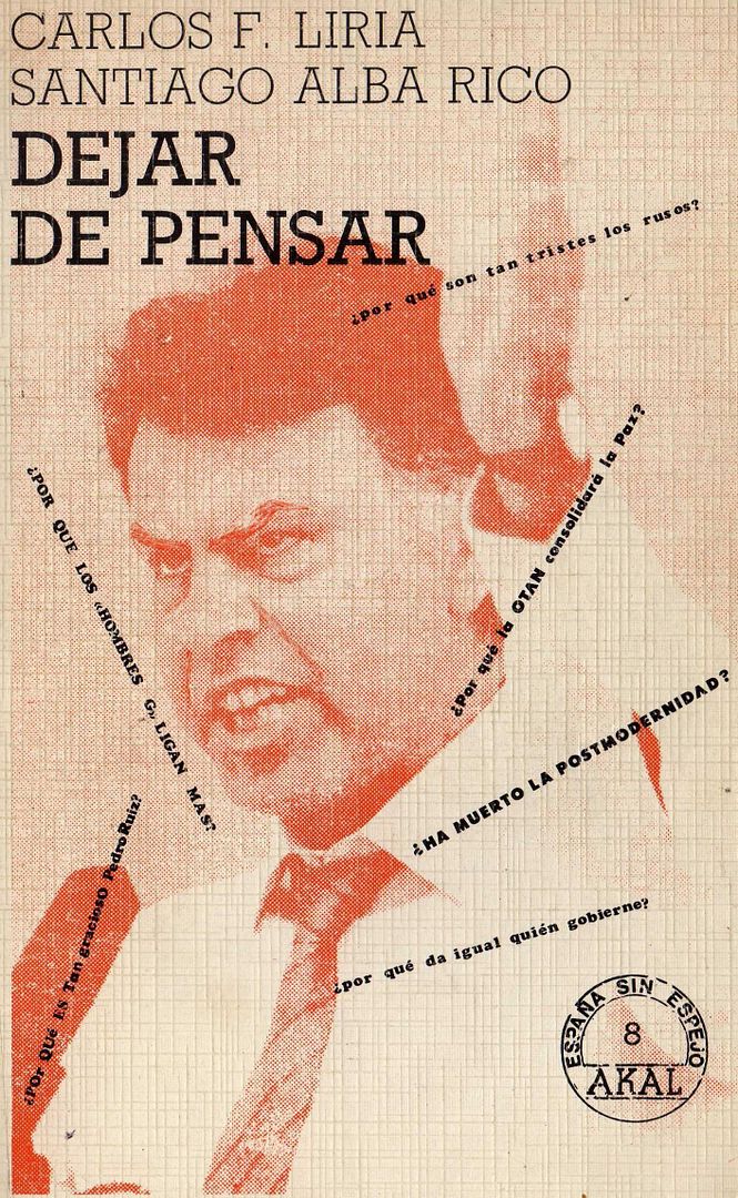 NOPENSAR - Dejar de pensar - Alba Rico, S. y Fernández Liria, C.