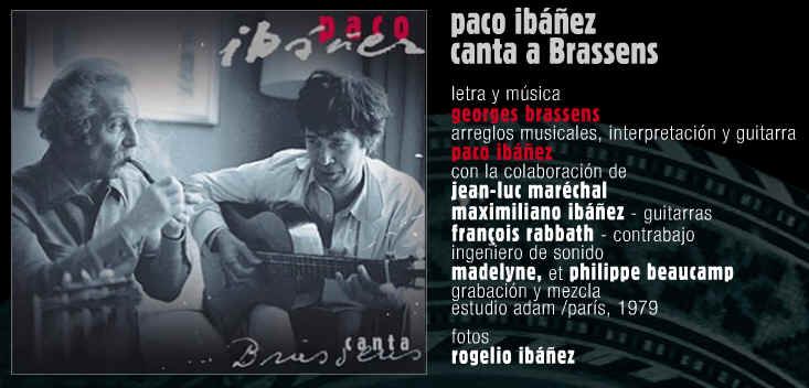 PacoIbezportadacantaaBrassens - Paco Ibáñez - Canta a Brassens (1979) MP3
