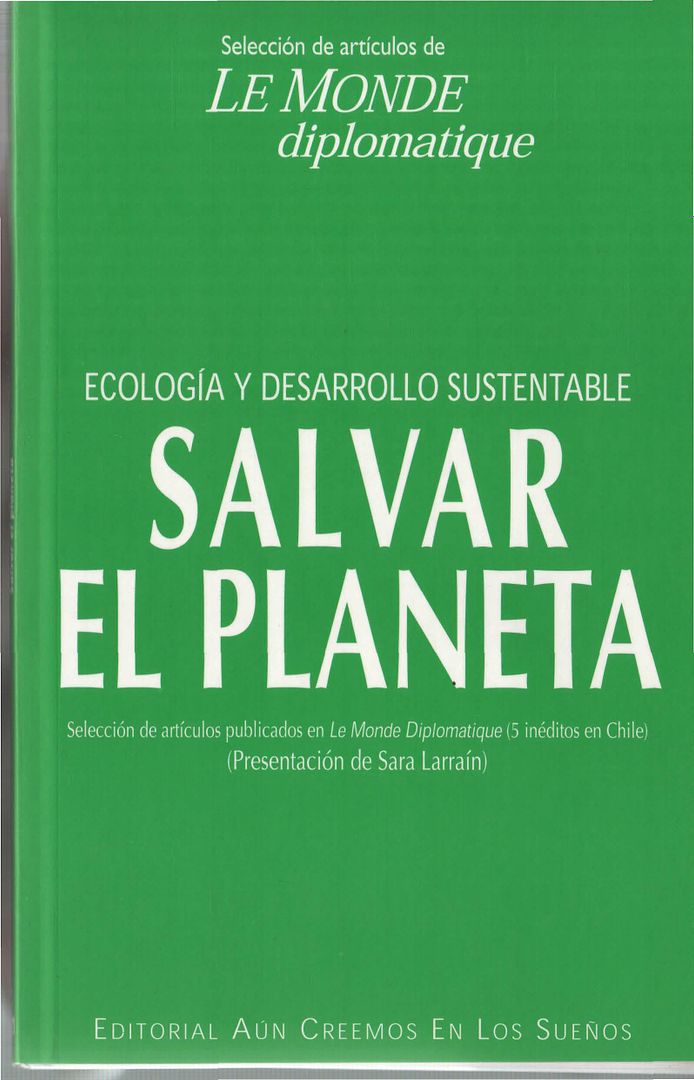 SALVAR - Salvar el planeta. Ecología y desarrollo sustentable [2003]