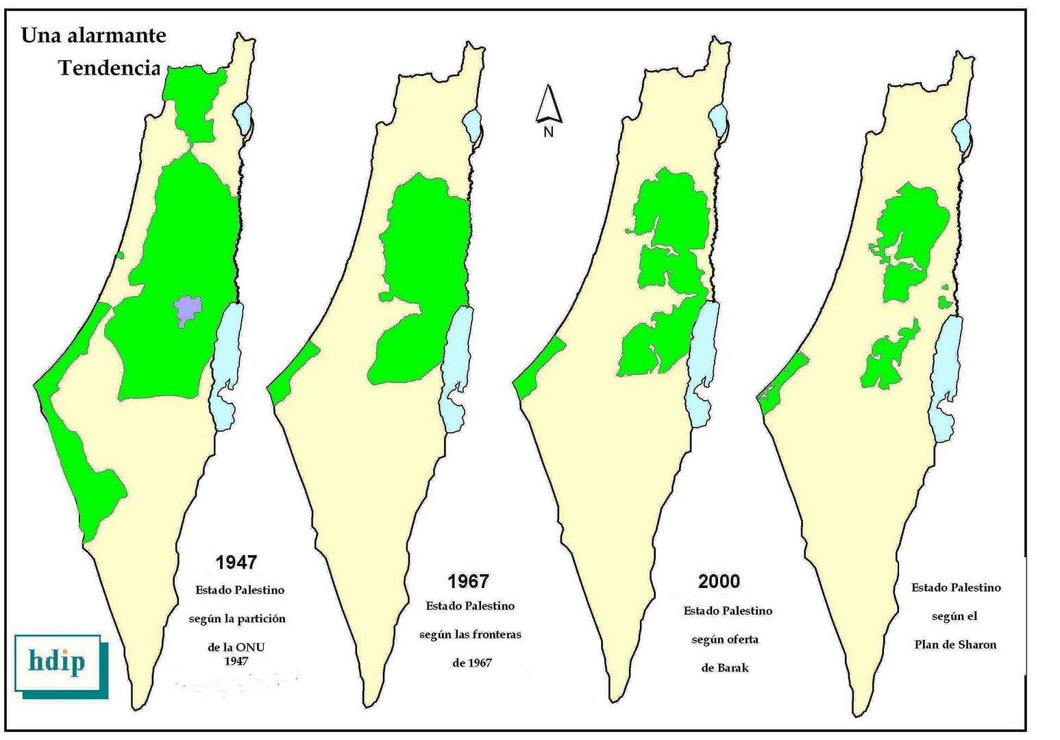 evolucion mapa palestina1 - Al Sabbar 2000 Dvdrip Español