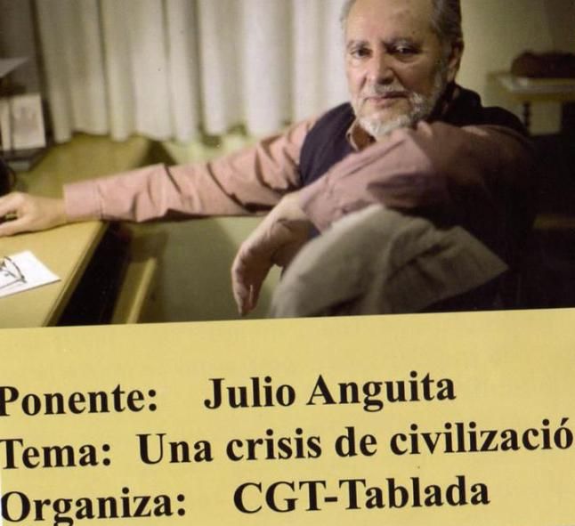 portadaanguita - Julio Anguita Conferencia en Airbus Sevilla (CGT) : Una Crisis de Civilizacion VCD