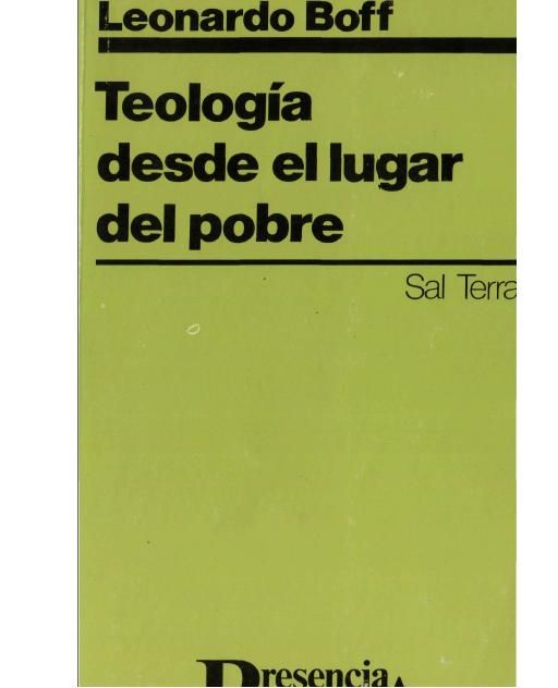 pobres - Teología desde el lugar del pobre - Leonardo Boff