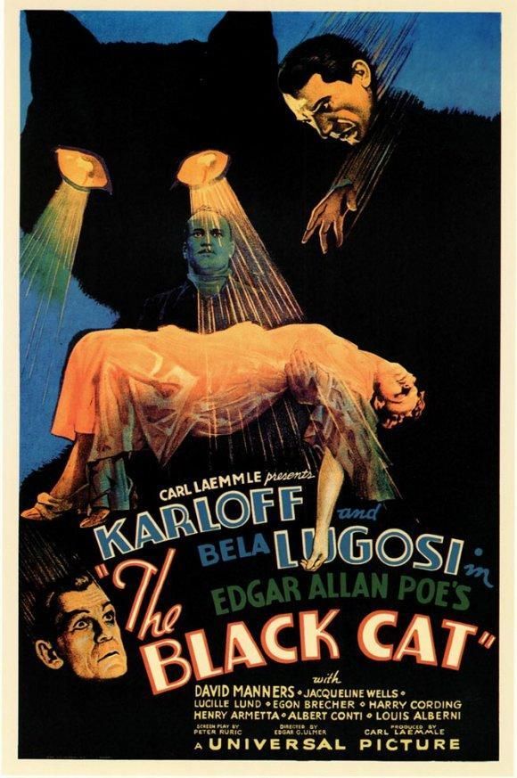 the black cat 984869522 large - Satanás Dvdrip Español (1934) Terror