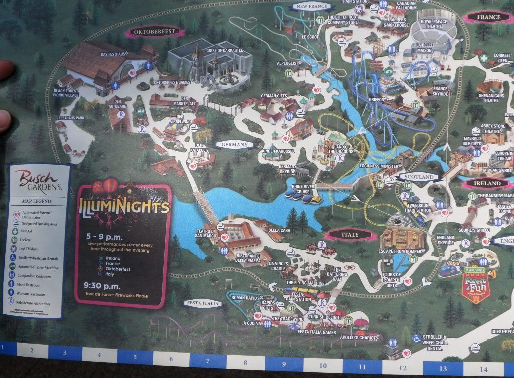 Busch Gardens Illuminights Williamsburg Va Best Amusement Park