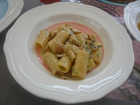 Raffles Hotel's Tortiglioni with Porcini mushrooms and parmeggiano