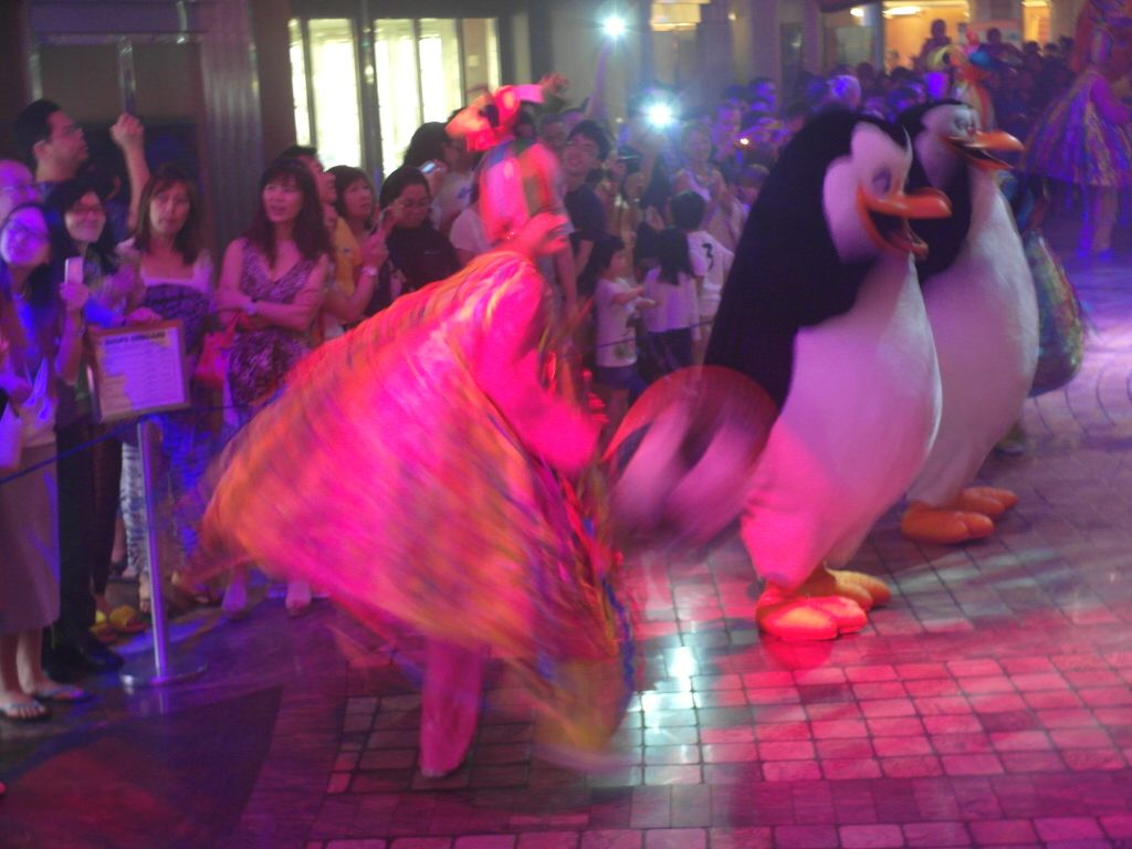 Royal Caribbean Dream Works Parade - The Penguins Madagascar