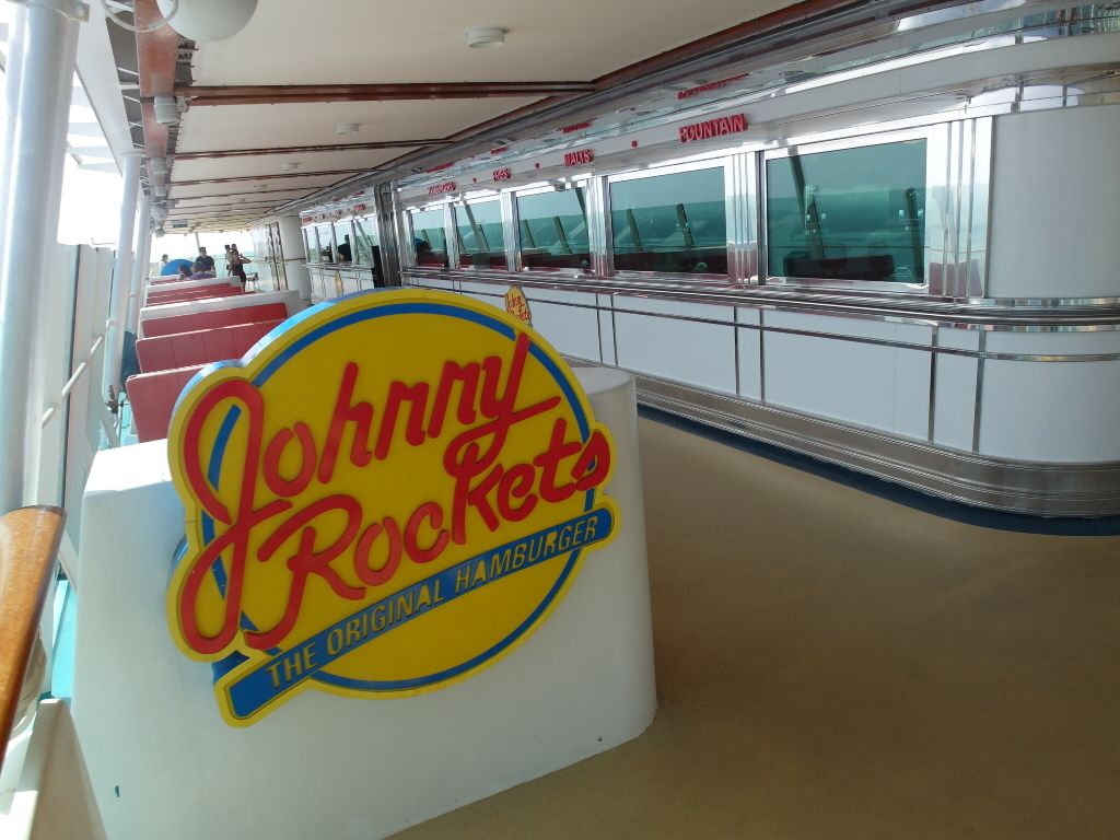 Johnny Rockets Hamburger Restaurant Mariner of the Seas Royal Caribbean Cruise