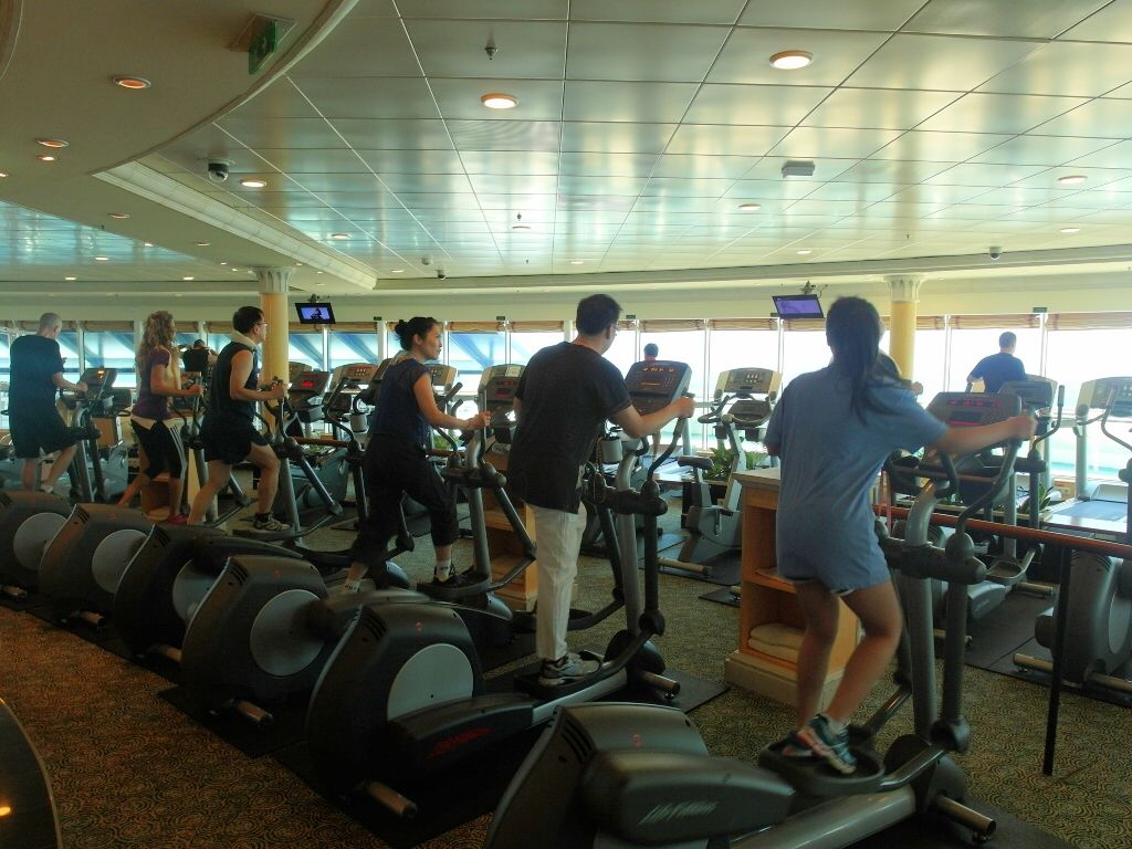 Gym at Deck 11 Fitness Centre, Mariner of the Seas