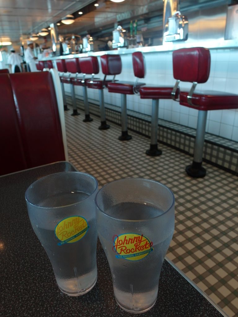 Deco inside Johnny Rockets Mariner of the Seas Royal Caribbean Cruise