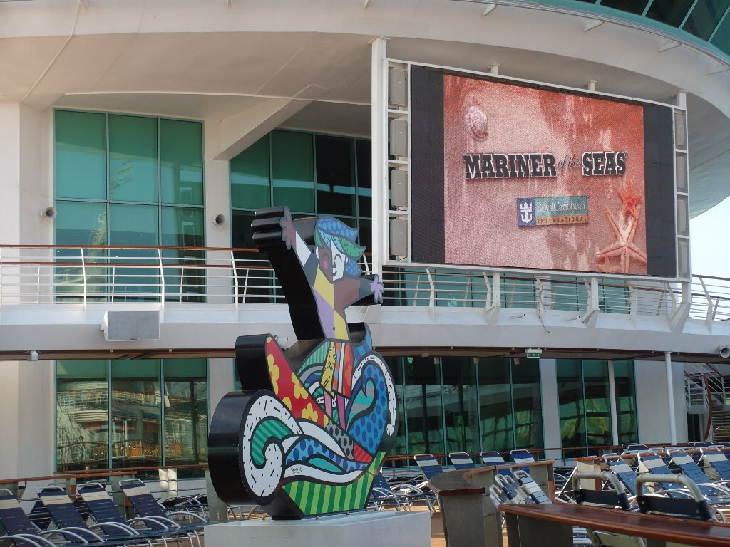 Mariner of the Seas and Romero Britto's Surfer Boy (Royal Caribbean Cruise)