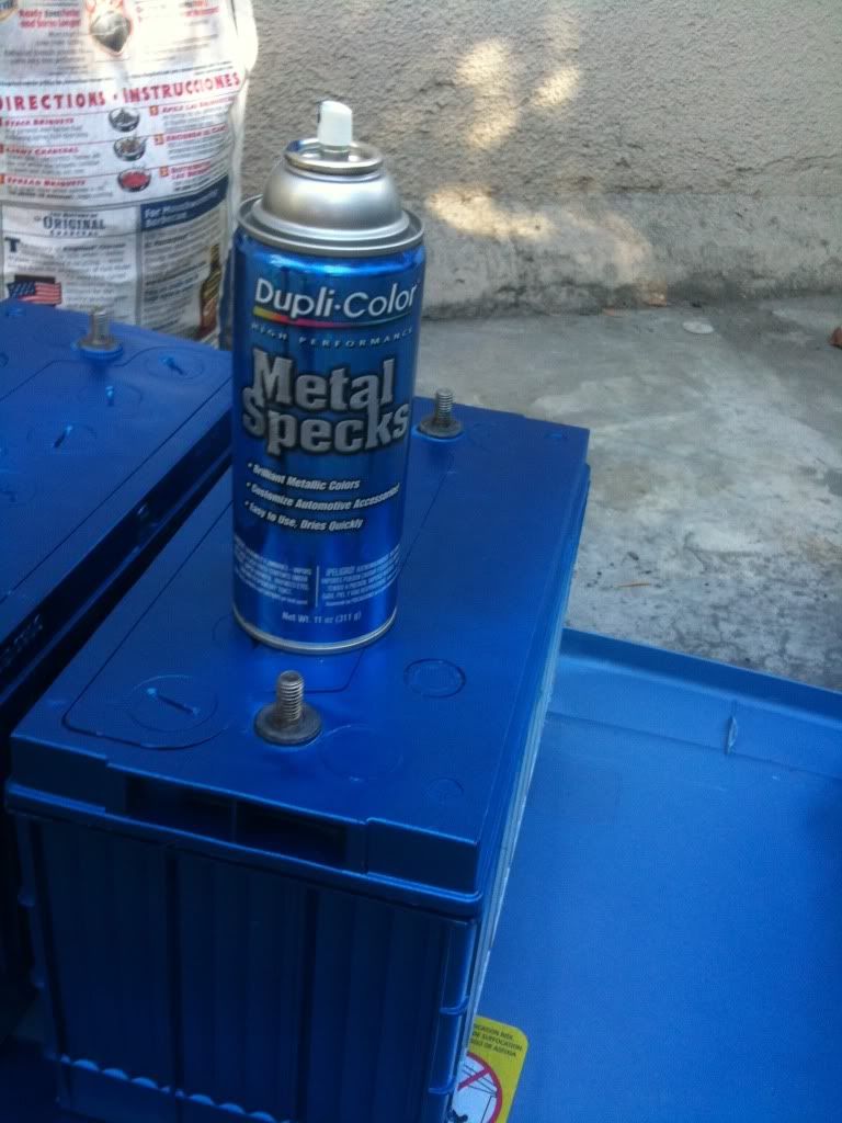 How not to paint your batteries