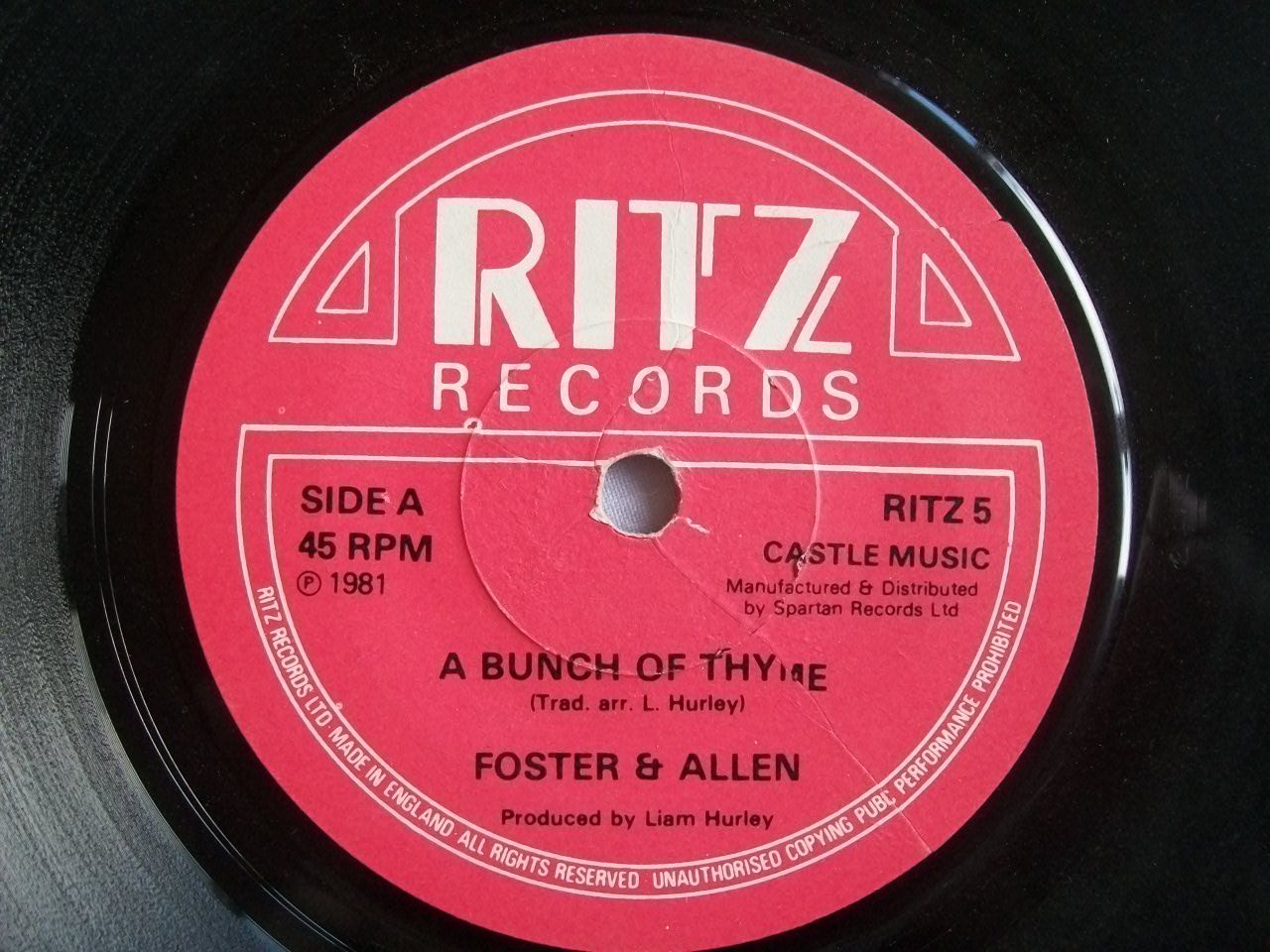 Foster & Allen - A Bunch Of Thyme Record