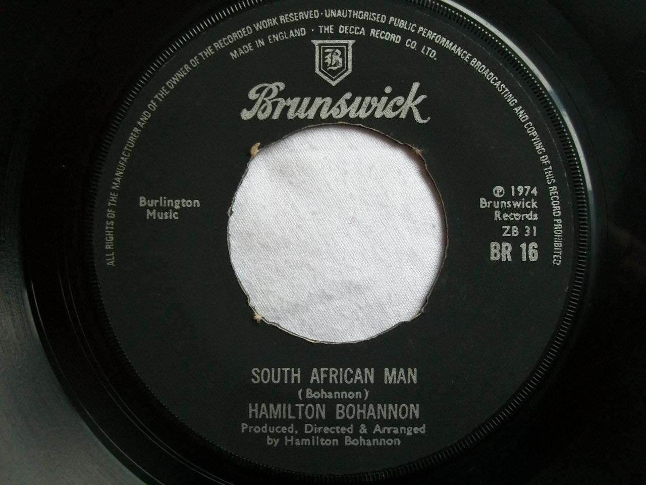 Hamilton Bohannon - South African Man / Have A Good Day