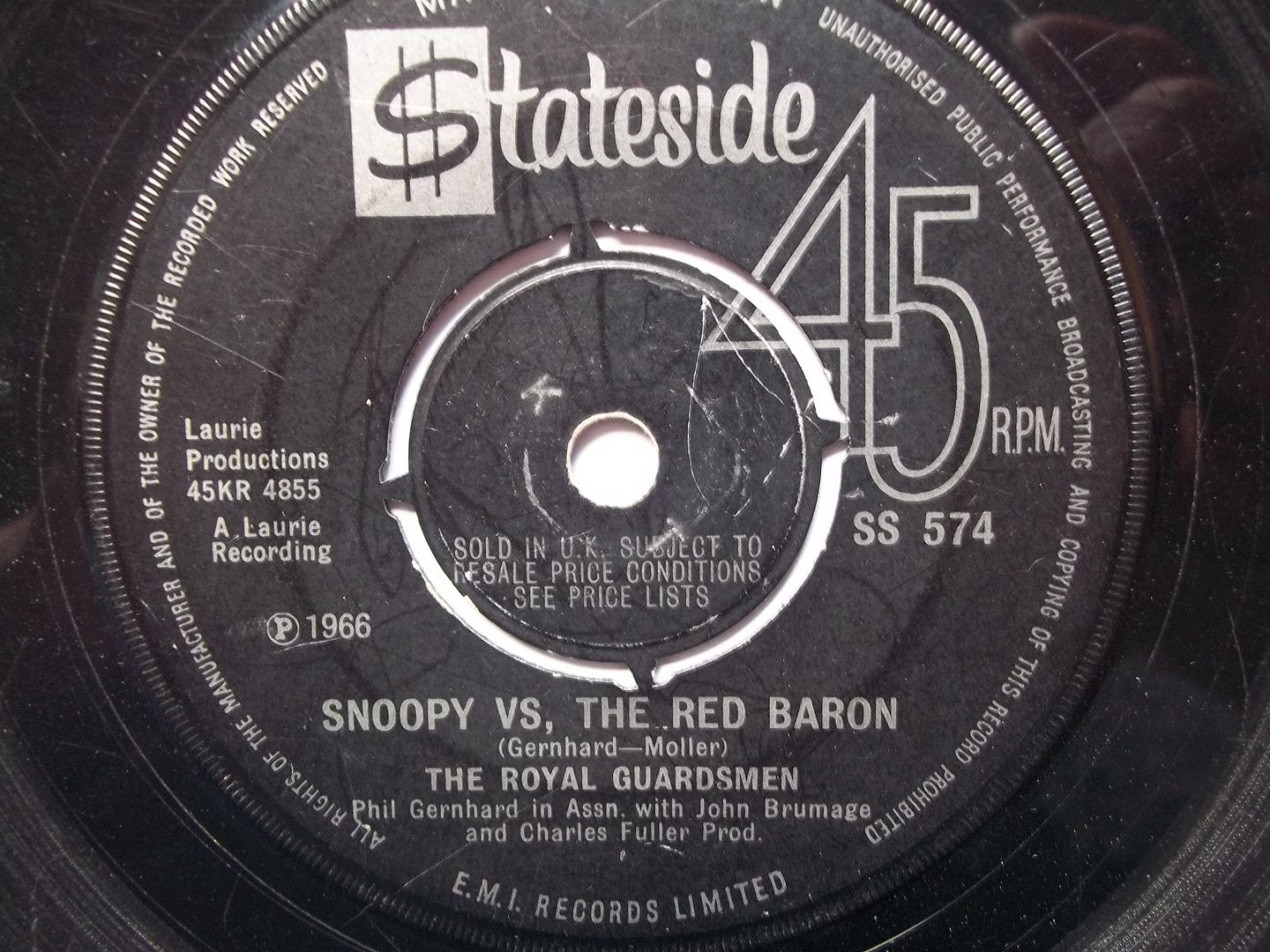 Snoopy Vs The Red Baron / I Needed You - Royal Guardsmen