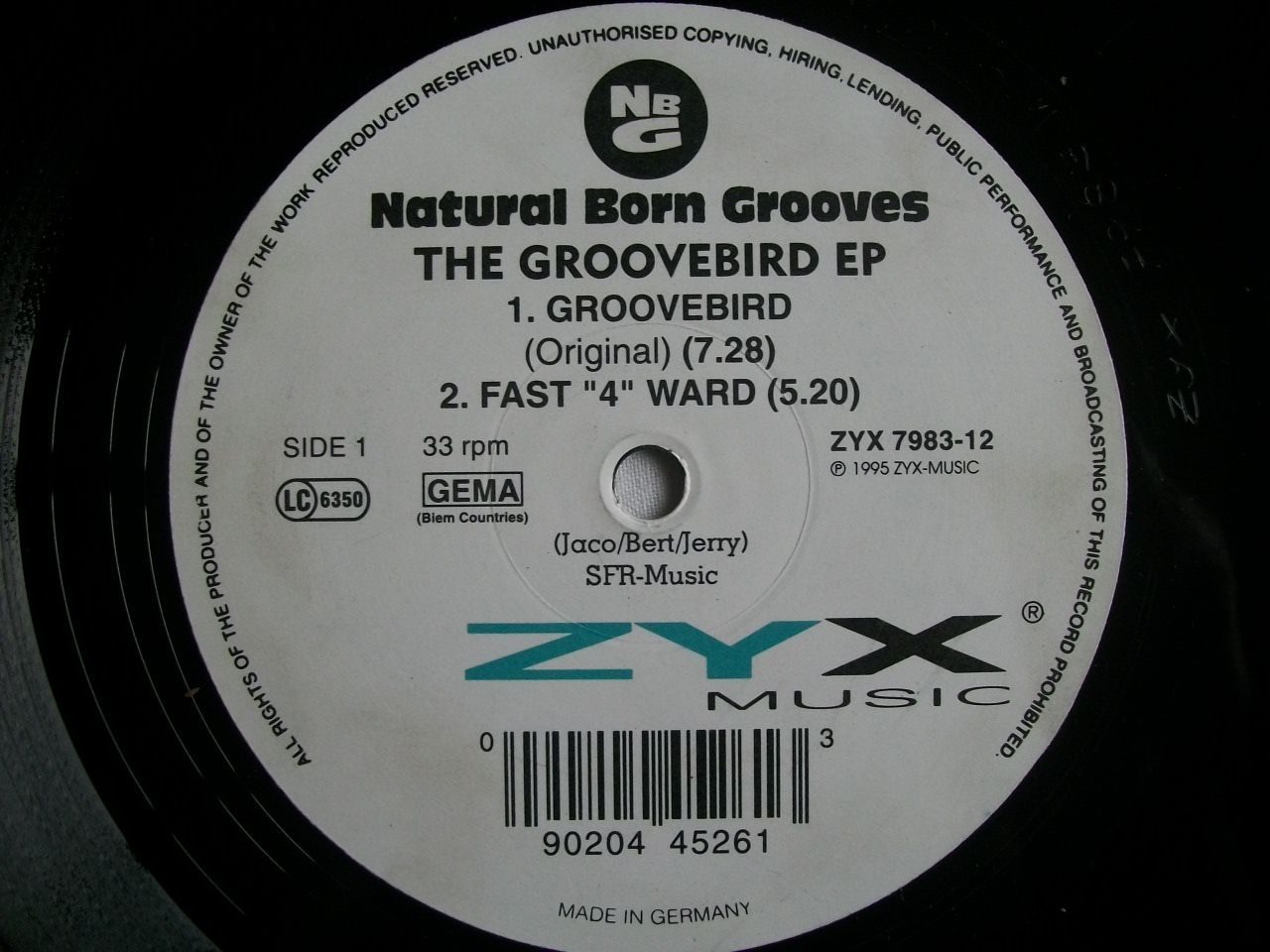 Natural Born Grooves - The Groovebird Ep Record